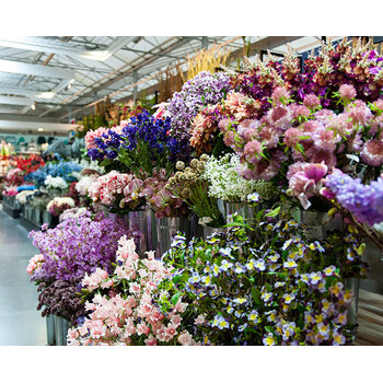 Meer kunstbloemen...