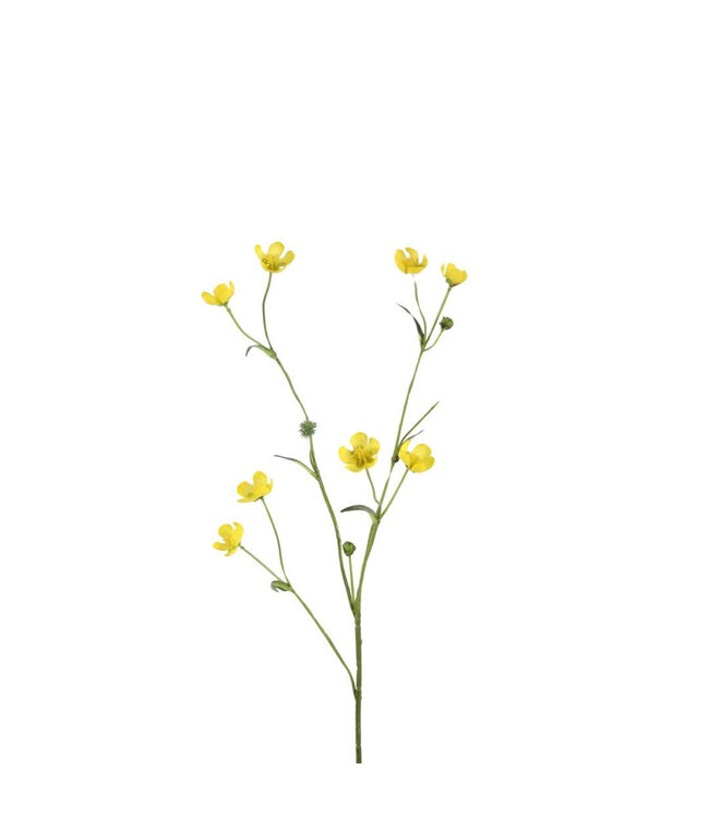Kunstbloemen Buttercup 70cm ( x 6 )