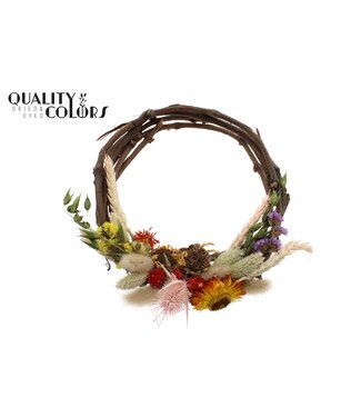 QC Grape Ring Medium Ø 20cm Floral ( x 5 )