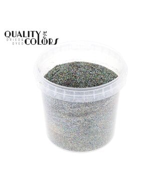 QC Multimix Paillettes dans un seau réutilisable | 400 grammes par seau | Taille des paillettes 1/64 - 0,6 mm - 15 Hex | À l'unité