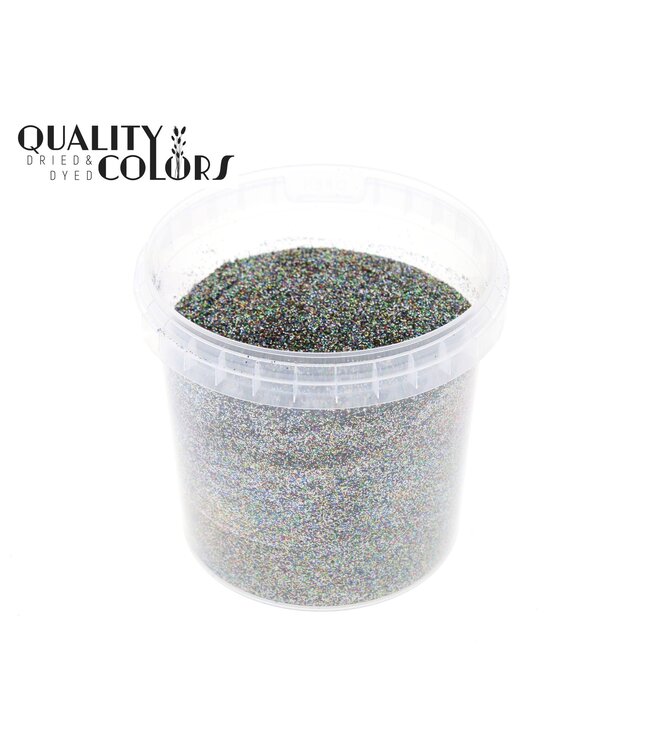 Multimix Paillettes dans un seau réutilisable | 400 grammes par seau | Taille des paillettes 1/64 - 0,6 mm - 15 Hex | À commander à l'unité
