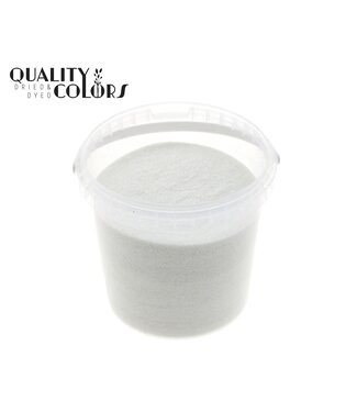 QC Paillettes transparentes dans un seau réutilisable | 400 grammes par seau | Taille des paillettes 1/64 - 0,6 mm - 15 Hex | À l'unité