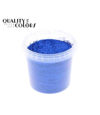 QC Marineblaue Glitzer in wiederverwendbarem Eimer | 400 Gramm pro Eimer | Glitzergröße 1/64 - 0,6 mm - 15 Hex | Pro Stück