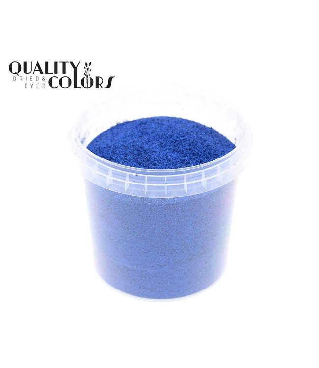 Paillettes Bleues Laser dans un seau réutilisable | 400 grammes par seau | Taille des paillettes 1/64 - 0,6 mm - 15 Hex | À commander à l'unité