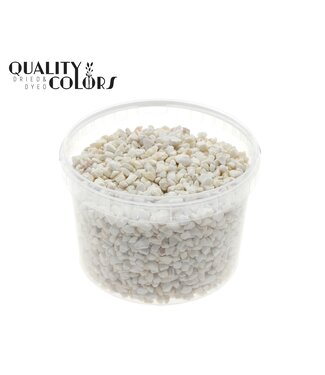QC Galets décoratifs naturels blancs dans un seau réutilisable | Taille 9 - 13 millimètres | 3 litres par seau | Par seau