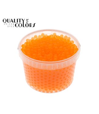 QC Perles d'eau orange dans un seau réutilisable | 3 litres par seau | taille des billes ± 1 centimètre | Prêt à l'emploi | Par seau