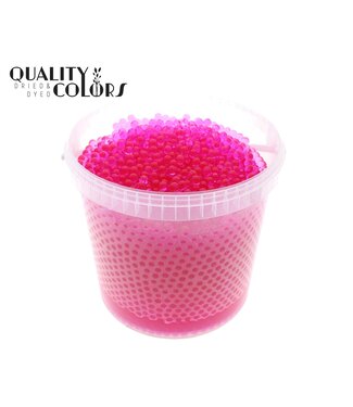 QC Perles d'eau roses dans un seau réutilisable | 10 litres par seau | taille des billes ± 1 centimètre | Prêt à l'emploi | Par seau