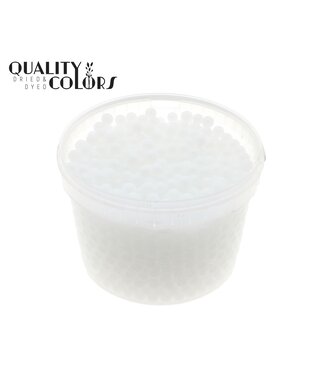 QC Perles d'eau blanches dans un seau réutilisable | 3 litres par seau | taille des billes ± 1 centimètre | Prêt à l'emploi | Par seau