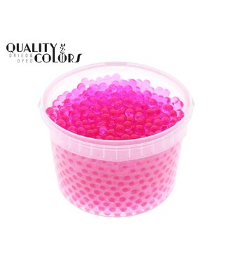QC Perles d'eau roses dans un seau réutilisable | 3 litres par seau | taille des billes ± 1 centimètre | Prêt à l'emploi | Par seau