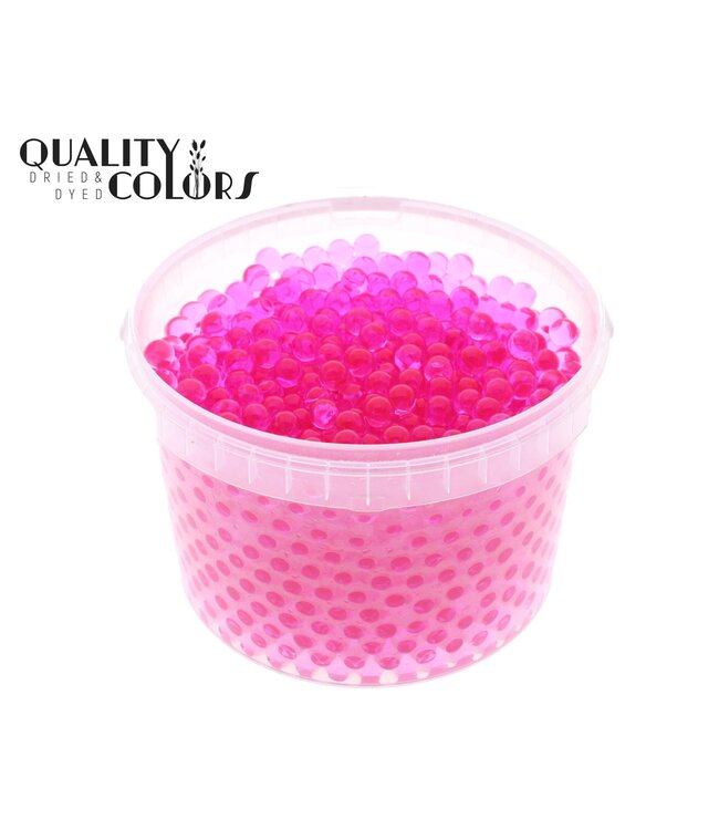 Perles d'eau roses dans un seau réutilisable | 3 litres par seau | taille des billes ± 1 centimètre | Prêt à l'emploi | À commander par seau
