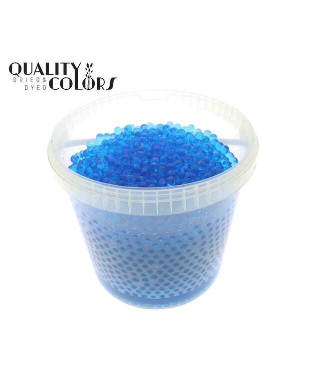 Perles d'eau bleues dans un seau réutilisable | 10 litres par seau | taille des billes ± 1 centimètre | Prêt à l'emploi | À commander par seau