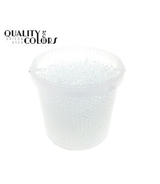 QC Perles d'eau transparentes dans un seau réutilisable | 10 litres par seau | taille des billes ± 1 centimètre | Prêt à l'emploi | Par seau