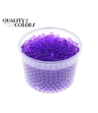 QC Perles d'eau violettes dans un seau réutilisable | 3 litres par seau | taille des billes ± 1 centimètre | Prêt à l'emploi | Par seau
