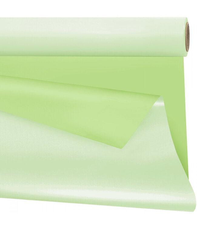 Light green two-tone film on a roll | Width 80 centimetres | Length 40 metres | Available to order individually