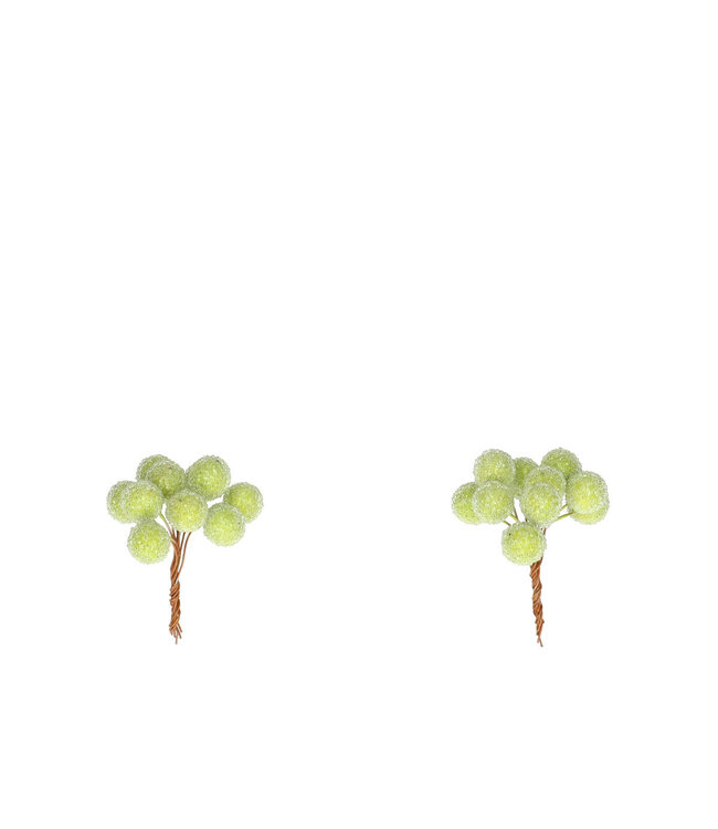 Baie d'Automne Vert Mat | Diamètre 1 centimètre | Commande par 120 pièces