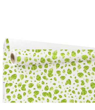 4A Papier blanc-vert sur rouleau Eco Lina | Largeur 80 centimètres | Longueur 25 mètres | À l'unité