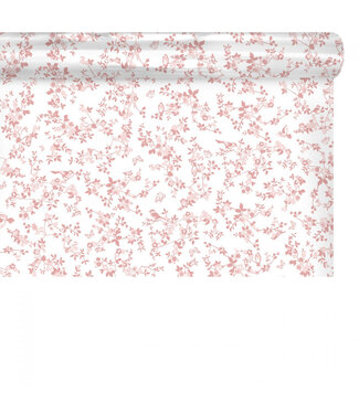 4A Roze folie op rol vogelmotief | Breedte 80 centimeter | Lengte 100 meter | Per stuk