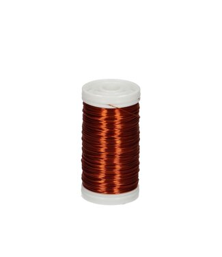 4A Fil de métal orange | Diamètre 0,3 millimètre | Poids 100 grammes | Par pièce