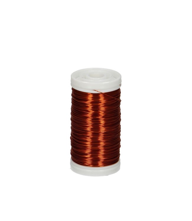 Orange metal wire | Diameter 0.3 millimetres | Weight 100 grams | Available for individual purchase