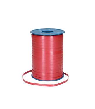 4A Ruban frisé rouge foncé | Largeur 5 millimètres | Longueur 500 mètres | 619 | Par pièce