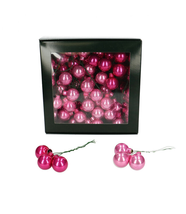 Pink pearl-coloured Christmas bauble | Diameter 25 millimetres | Available to order per 144 pieces