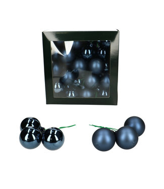 4A Blue Christmas bauble | Diameter 40 millimetres | combined baubles | Per 36 pieces