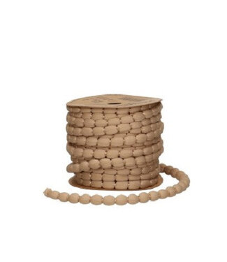4A Bobble beige peluche | Largeur 9 millimètres | Longueur 15 mètres | Par pièce
