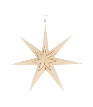 4A Cream-coloured paper hanging star | Diameter 40 centimetres | Per piece