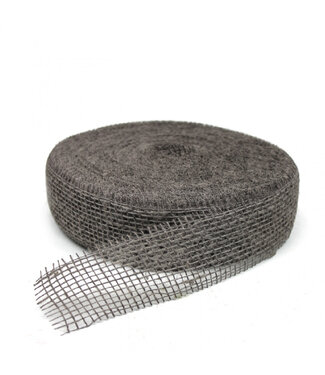 4A Taupe jute ribbon | Width 50 millimetres | Length 40 metres | Per piece