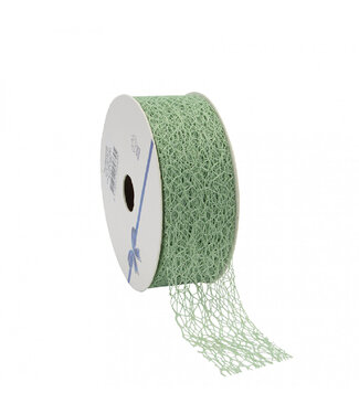 4A Mint green Honeycomb ribbon | Width 38 millimetres | Length 20 metres | Per piece
