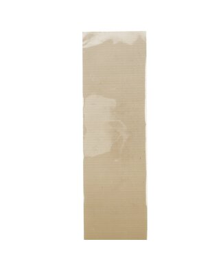 4A Braune Papierhüllen Kraft | Größe 16 x 80 Zentimeter | Pro 100 Stück