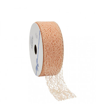 4A Ruban Honeycomb couleur saumon | Largeur 38 millimètres | Longueur 20 mètres | Par pièce