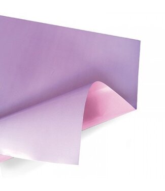 4A Feuilles de film lilas double face | Dimensions 70 x 70 centimètres | Par 100 pièces