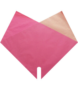 4A Rosa Hüllen Double Kraft | Größe 35 x 35 Zentimeter | Pro 50 Stück