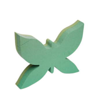 4A Papillon en mousse florale verte Oasis | Dimensions 35 x 27,5 centimètres | À l'unité