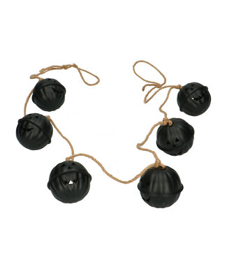 4A Black Halloween garland deco | Width 6 centimetres | Length 90 centimetres | Per piece