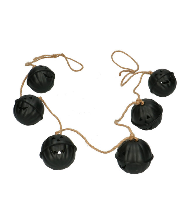 Black Halloween garland decoration | Width 6 centimetres | Length 90 centimetres | Available per piece