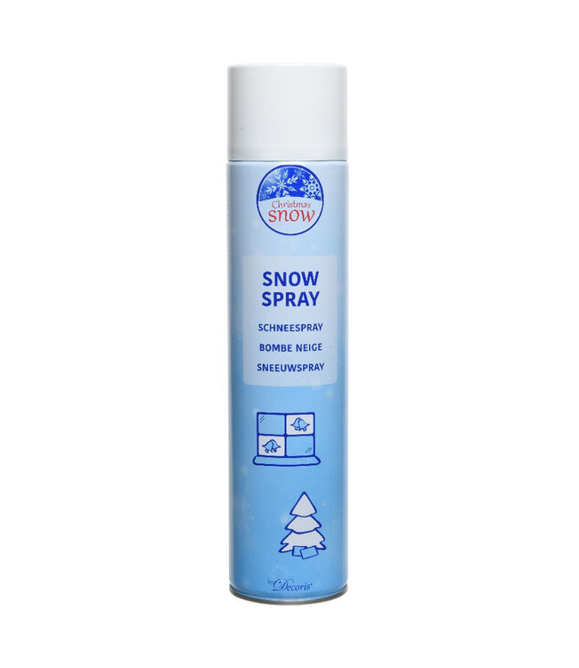 Natural white snow spray | Content 600 millilitres | Available per piece
