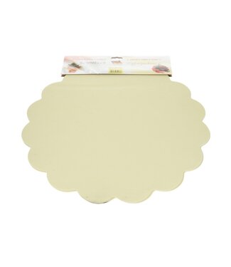 4A Textile crème Blumella non tissé | Diamètre 44 centimètres | Par 25 pièces