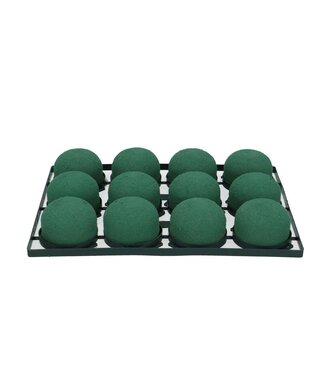 4A Oasis vert mousse florale MiniDeco premium | Dimensions 5 x 4 centimètres | Par 12 pièces