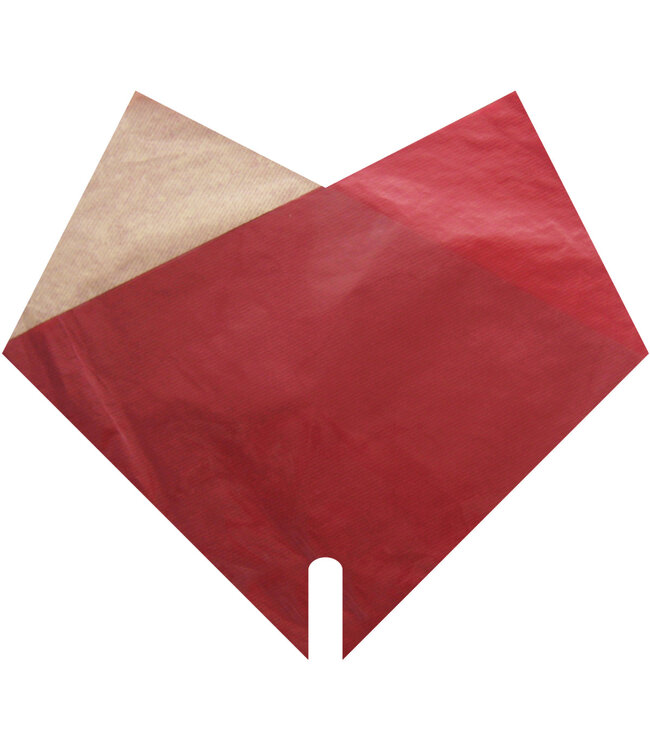 Red Covers Double Kraft | Size 35 x 35 centimetres | Available to order per 50 pieces
