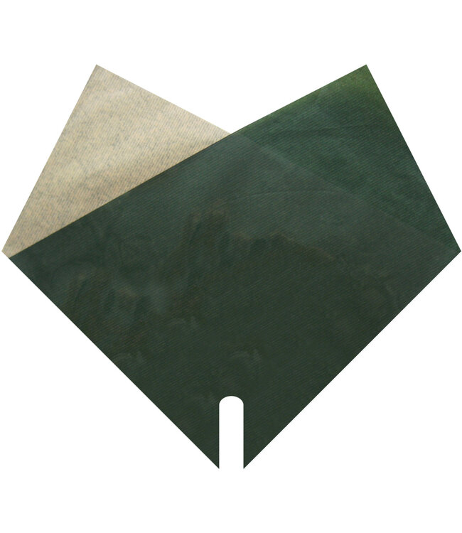 Dark Green Covers Double Kraft | Size 35 x 35 centimetres | Available to order per 50 pieces