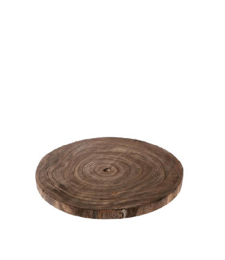 4A Disque de bois séché brun foncé Apollonia | décoration sèche | Diamètre 30 centimètres | Par pièce