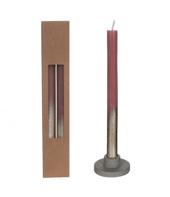 Old rose candle gold spray | Diameter 2.1 centimetres | Length 25 centimetres | Available to order per 2 pieces