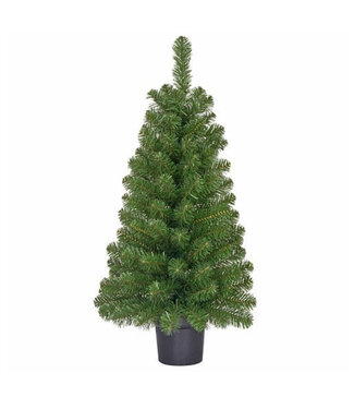 4A Sapin de Noël vert Norton + pot | Diamètre 50 centimètres | Hauteur 90 centimètres | Par pièce