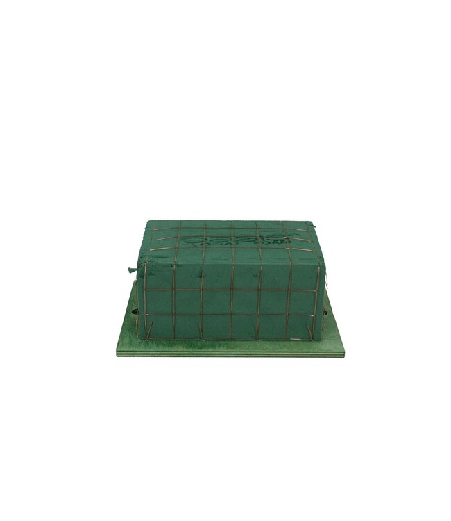 Green Oasis floral foam Bioline Deco Plate | Dimensions 21 x 15 x 8 centimetres | Available for purchase individually