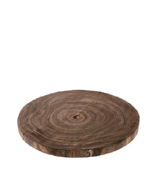 4A Disque en bois séché brun foncé Apollonia | décoration séchée | Diamètre 40 centimètres | Par pièce