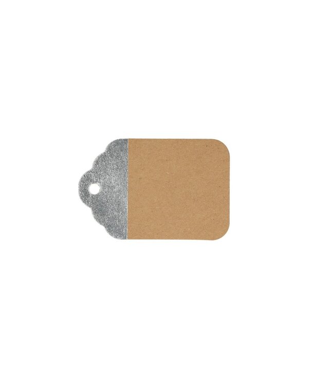 Silver Classy labels | Width 8.5 centimetres | Height 5.5 centimetres | Available to order in sets of 50