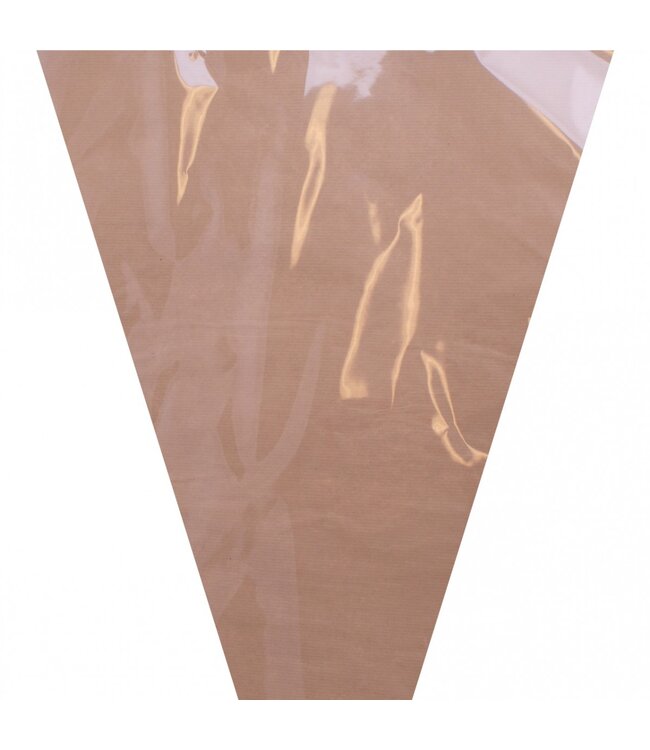 Housses brunes naturelles Pure Basics | Dimensions 50 x 40 x 12 centimètres | Commande par 50 pièces