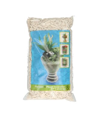 4A Copeaux de bois naturels blancs pour garniture | Diamètre 10 - 20 millimètres | Contenu 5 litres | Par pièce